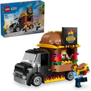 LEGO City Burger Truck Toy Building Set 60404 (194 Pieces)