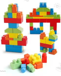 FIRSTCRY INTELLISKILLS Mega Building Blocks| 40 Pcs