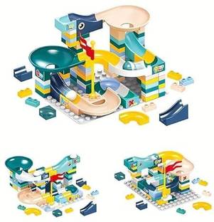 Bazaar Sliding Marble Run Track Building Blocks Funnel Slide DIY Sets Brain Development