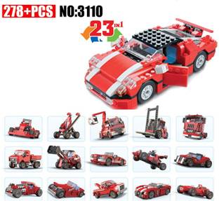 Tarak Architect Series 23 IN 1 Multi-Vehicle Model Educational Toy Set, 278+pcs