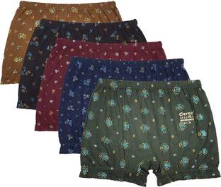 CRITO Bloomer Ladies Cotton Panties (Print) (85-CM) Combo of 5 Women Bloomer