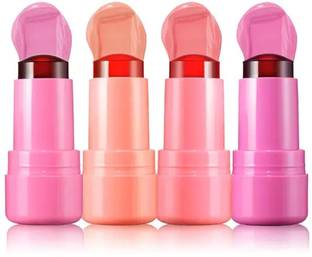 BLUSHIS 4Pcs Multicolor 2in1 Korean Lip Tint and Cheek Tint
