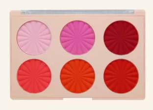 feelhigh 6 color matte blusher palette ,cheeks & face blusher palette