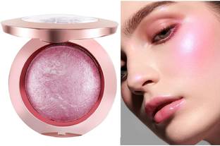 DARVING Blusher highlighter combo palette| face highlighting shimmer blush