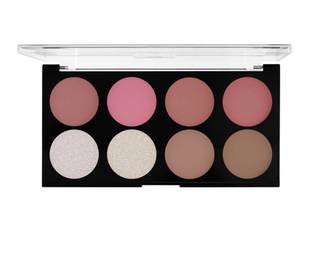 MARS matte blusher with highlighter and contour palette | face and cheeks