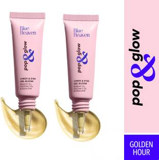 BLUE HEAVEN Pop & Glow Gel 12Ml Golden Hour (Pack of 2)