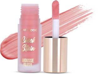 MATTLOOK Cheek Stain Mousse Blush, Vitamin E Long lasting formula Natural Radiant finish