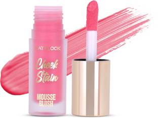 MATTLOOK Cheek Stain Mousse Blush, Vitamin E Long lasting formula Natural Radiant finish