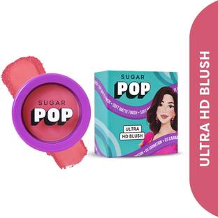 SUGAR POP Ultra HD Blush-03 Carnation | Ultra Pigmented and Blendable for Natural Glow |