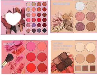CRAZYGIRL™ All In 1 Makeup Book HD Baked Contour, Blusher, Highlighter, Eyeshadow Palette