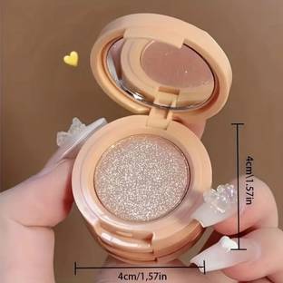 GULGLOW99 3 in 1 HD Baked 3 Color Blusher, Highlighter, Eyeshadow Palette 4.8 g