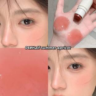 DAIMANPU GEGE Bear Porcelain Light Multi-Purpose Blush Stick, Delicate and Smooth 1215B