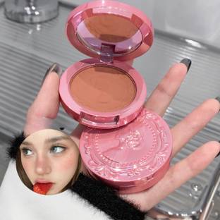 GEGE BEAR Kawaii Powder Blush Matte Finish Coverage Long Lasting for Women Makeup [Pack 1]