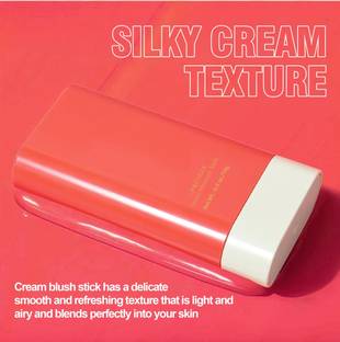 tanvi27 New Orange Peach Color Korean MakeUp Blush Cream Stick