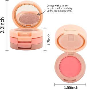 BLUEMERMAID Smooth and Soft Blush, Highlighter, and Eye shadow Palette