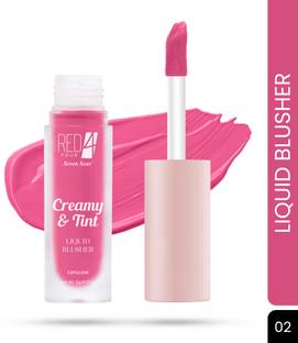 RED4 Creamy and Tint Liquid Blusher & Lip Gloss