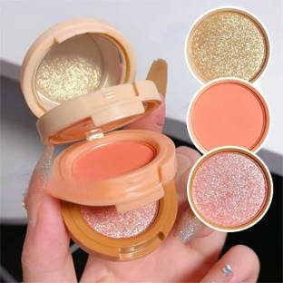 VARS LONDON 3in1 face highlighter+blusher with mini compact palette |travel/pocket friendly
