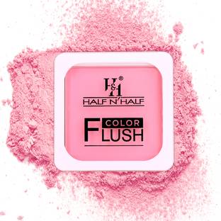 Half N Half Velvety Silky, Light Weight Long-Lasting Colour Flush for Cheeks, Natural Finish