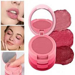 navjai Korean Style Creamy Lip & Cheek Tint Strawberry Fragrance Longlasting Chek Blush