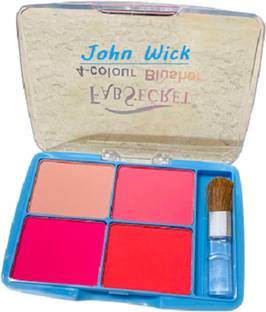 JOHN WICK BLUSH 4 IN 1 SHADES COMBO BLUSHER PALETTE BEST FOR ALL SKIN TYPE