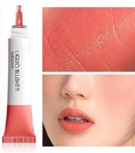 ADJD Sweet Orange Matte Liquid Cream Blush Makeup Lightweight Velvet Mousse Texture