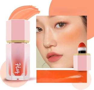 HSQ Soft Glow Liquid Blush with Cushion Applicator – Peach Orange
