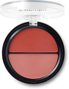 Pilgrim 2-IN-1 Blush Duo Coral Rumba-02, Richly Pigmented,Ultra Matte, Blendable
