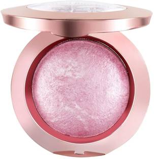 DARYUE Light Pink Baked Shimmer Highlighter, Long Lasting Highlighter