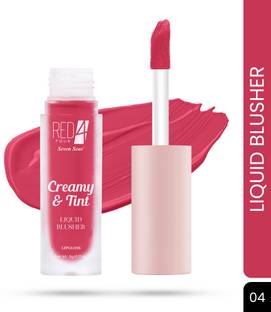 RED4 Creamy and Tint Liquid Blusher & Lip Gloss