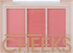 VARS LONDON Cheeks 3 color matte blusher palette + face make up blusher palette