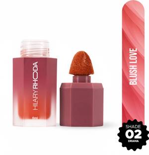 Hilary Rhoda Blush Love | Highly Pigmented Liquid Blush & Super Dewy Finish | Leak-Proof