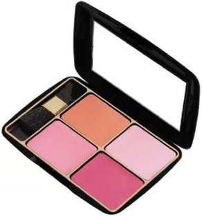 Amaryllis 4IN1 Cheek Blush Powder Minerals Palettes Blusher Natural Brush Palette