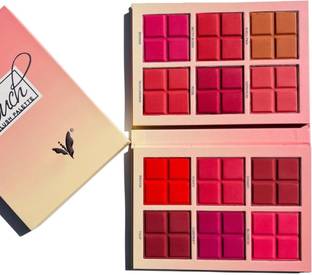 feelhigh 12 Natural Colors Touch Cheek Blush Makeup, Powder Palette