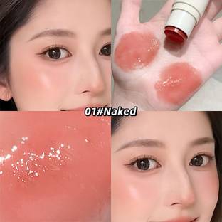 DAIMANPU GEGE Bear Porcelain Light Multi-Purpose Blush Stick, Delicate and Smooth 1215B