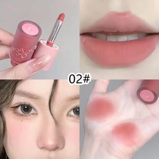 DAIMANPU Gege Bear 3-in-1 Soft Mist Smooth Multi-Purpose Blush EyeShadow Lip Cream