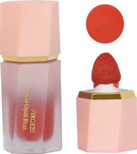 CS STROKES 3-in-1 Mousse Liquid Blush for Cheeks, Lips, Eyes, Lightweight, Long-lasting