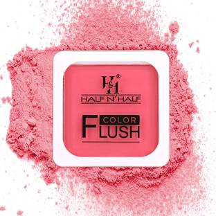 Half N Half Velvety Silky, Light Weight Long-Lasting Colour Flush for Cheeks, Natural Finish