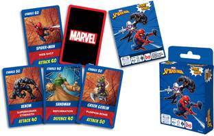 MARVEL Clash Card Game Spider- Man Edition Party & Fun Board Game