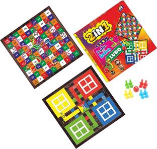 Fast Rush Snack Ladder & Ludo Game, 2 in 1 Combo Educational Board Games