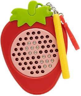 calyxia Strawberry magnetic drawing board keychain travel friendly, erase function
