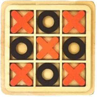 Paper Bear Wooden Tic Tac Board Game Party & Fun Board Game