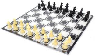 Ratnas LITTLE CHESS AND LUDO Strategy & War Board Game