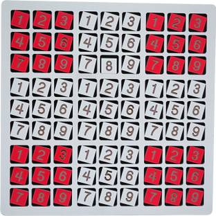 Villagers Product Wooden Sudoku Puzzle Board Game 9x9 Grid – Brain Teaser Logic Game for all Ages| Educational Board Games