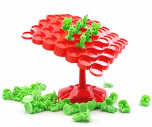 Aditi Toys 50 Pcs Frog Tree Balance Stacking Board Game For Kids Educational Toys Strategy & War Board Game