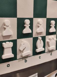 Bhootia 2D Chess Pieces Only, Magnetic, chess board is not Included Board Game Accessories