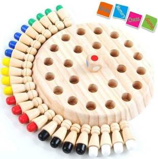 Little Mind Wooden Memory Match Stick Chess Game Set Boys And Girls Age 3 Educational Board Games