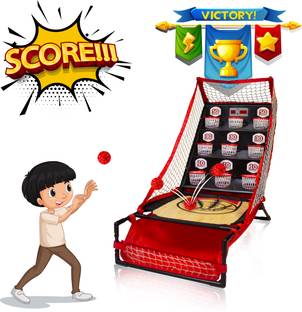 Tygatec Electronic Basketball for Kids Electronic Scoreboard Table Top Basketball Game Party & Fun Board Game