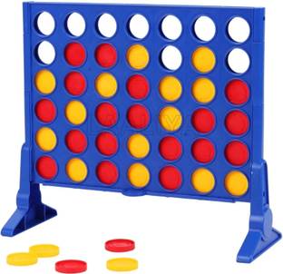 Laaliya Bridge 4 Classic Disc Dropping Game | 4-in-a-Row Game(Multicolor)) Party & Fun Board Game