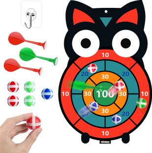 Tassino Dart Game for Kid Children's Indoor Outdoor Sport Game Toys Gifts(owl) Shot Put