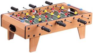 indmart Table-top Soccer Game, Foosball Game Table (69 cm) with 6 Rods for Kids Foosball Board Game
